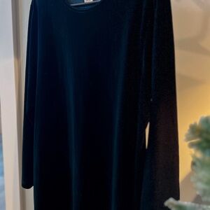 VINTAGE Bechamel Velvet Green Midi Dress